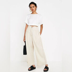 Urban Outfitters House of Sunny LA Pleated Linen Pants Sz 8